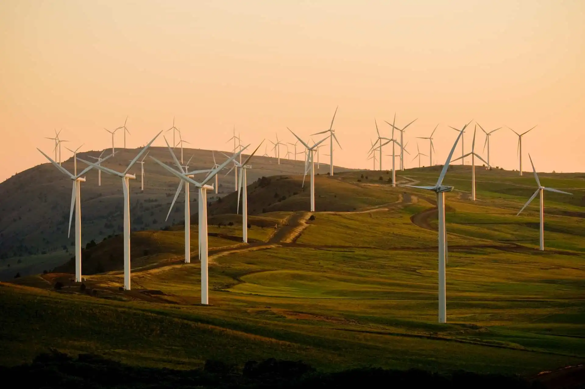 Wind energy project illustrating Luminus digital transformation